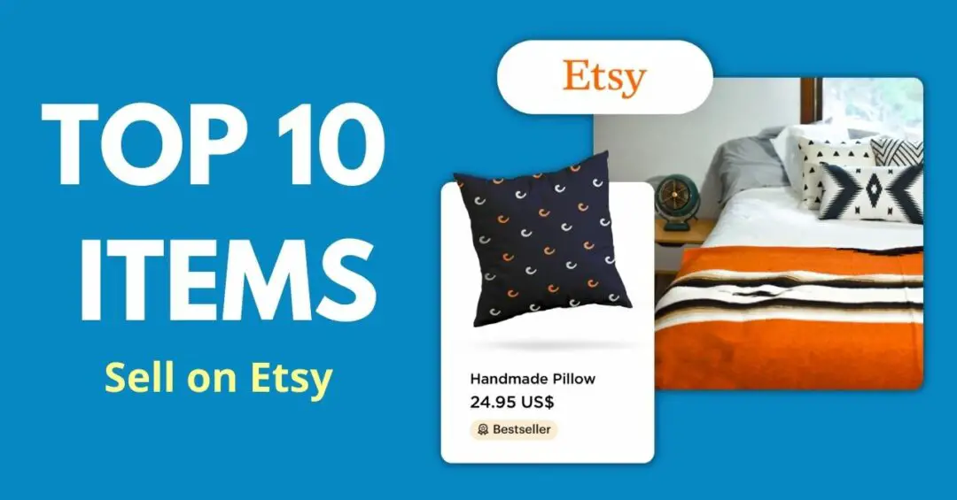 10 Top selling items on Etsy sell on etsy