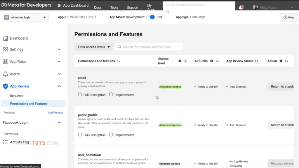 Permissions and Features